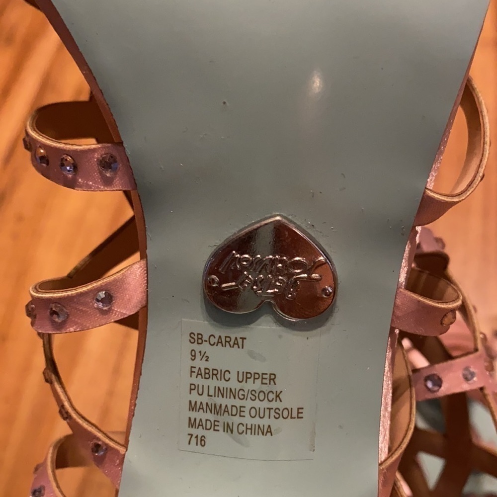 Betsy Johnson SB-Carat heels Pink 9 1/2 - Picture 11 of 15